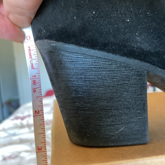 Black Ankle Boots Sz 10 - Picture 3 of 6